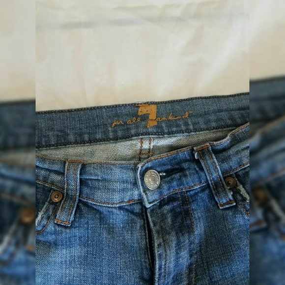 Womens 7 Seven For All Mankind Bootcut Jeans 29x30 - Picture 3 of 5
